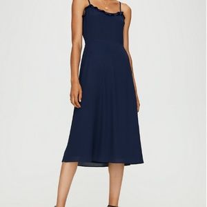 Wilfred Philomène Navy Midi Dress